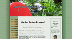 Desktop Screenshot of gardendesignexposed.com