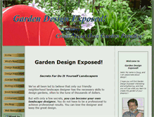 Tablet Screenshot of gardendesignexposed.com